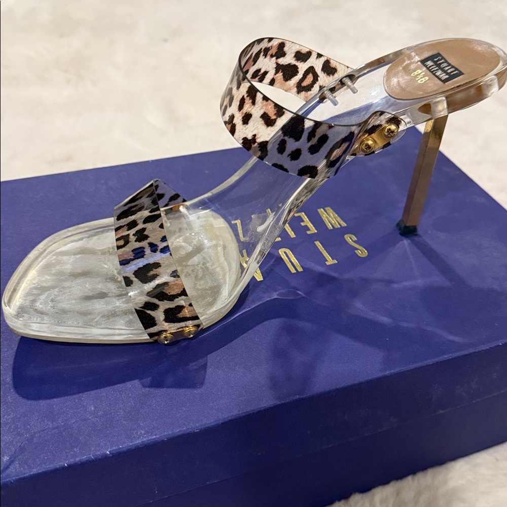 Stuart Weitzman Leopard Print Heels - Picture 14 of 14